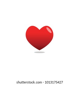 Elegant heart love logo icon design template vector