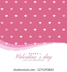 elegant hearts pattern for valentines day