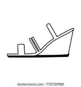 elegant heeled sandals icon