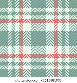 Elegant herringbone plaid pattern in soft teal and coral.  Perfect for textile design, wallpaper, or website backgrounds.