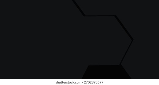 Elegant Hexagonal abstract metal background simple modern