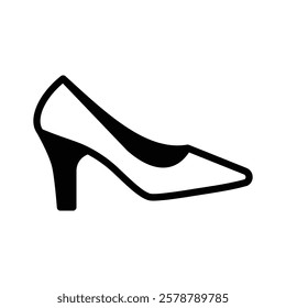 Elegant high heeled pump, suitable for formal occasions