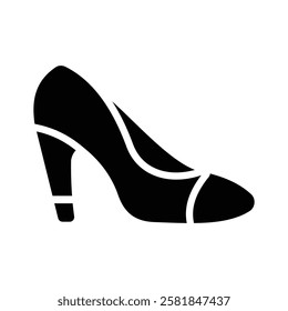 Elegant high heeled pump, suitable for formal occasions