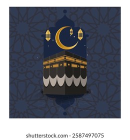 "Elegant and high-quality vector illustration of Kaaba Sharif, a sacred Islamic icon—perfect for religious designs, Ramadan themes, and spiritual projects. Download now for stunning visuals!"







