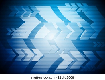 Elegant hi-tech background with arrows. Vector design eps 10