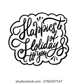 Letras navideñas elegantes con guion fluido y suaves acentos decorativos. Perfecto para tarjetas de Navidad, saludos de invierno y diseños festivos de temporada.