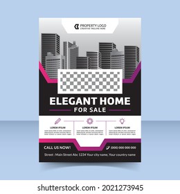 elegant Home for sale best flyer template design
