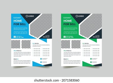 Elegant Home Sell Creative Real state Flyer Design Template