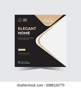 Elegant Home Social Media Banner Design Template