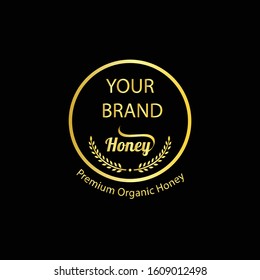 Elegant Honey Brand Logo Design