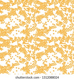 Elegant honeycomb seamless pattern. Hexagons in hand drawn style for tshirt, clothes design