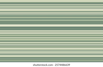 Elegant horizontal striped pattern in calming sage green hues.  Perfect for website backgrounds, textile designs, or stationery.  Creates a serene and sophisticated aesthetic.