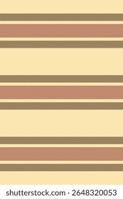 Elegant horizontal stripes in muted beige, dark brown, and dusty rose create a subtle yet sophisticated pattern.  Perfect for textile design, website backgrounds, or stationery.