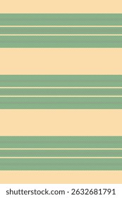 Listras horizontais elegantes em verde e bege silenciado criam um padrão têxtil calmante e minimalista. Ideal para fundos de site, designs de tecido ou artigos de papelaria.