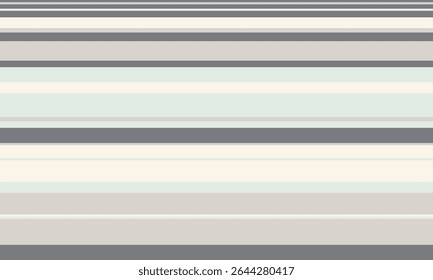 Elegant horizontal stripes in muted pastel and gray tones.  Perfect for backgrounds, website banners, or textile designs.  Conveys calm, sophistication, and modern minimalism.