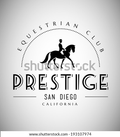 Elegant Horse Club Emblem