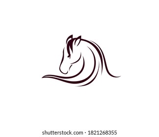 Vector Horse Doglabrador On White Background Stock Vector (Royalty Free ...