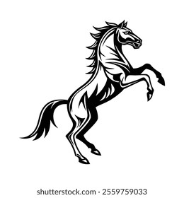 Elegant Horse Logo and Icon Designs – Ideal for Equestrian Businesses, Horse icon