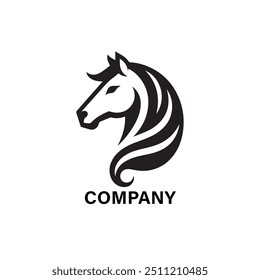 Elegant horse logo icons. Royal stallion symbol design. Equine stables sign. Equestrian brand emblems. Vector illustration. Creative Horse Elegant Logo Symbol Design Illustration Vector for Company si