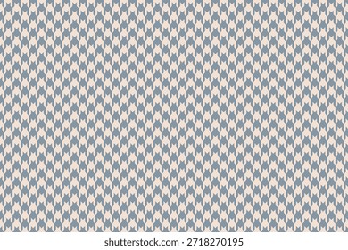 Elegant houndstooth pattern in muted blue and beige.  Perfect for website backgrounds, textile designs, or adding a touch of classic sophistication to any project.