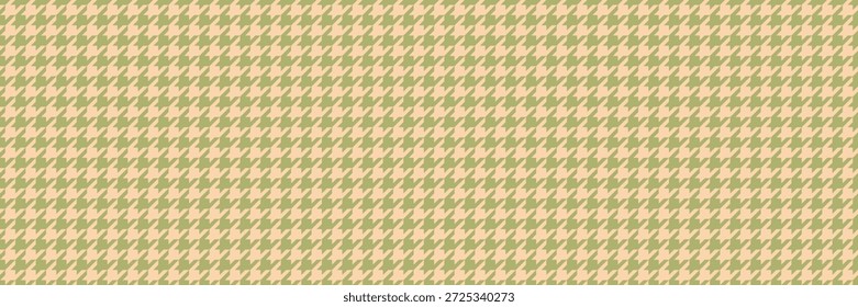 Elegante patrón pata de gallo en verde apagado y beige.  Perfecto para el diseño textil, fondos de Sitio web o proyectos de moda.
