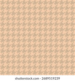 Elegant houndstooth pattern in muted peach tones.  Perfect for fashion, textile, and website backgrounds.