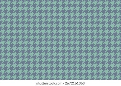 Elegantes Hahnentritt-Muster in gedeckten Teal und Grau.  Perfekt für Mode, Textildesign oder Website-Hintergründe.