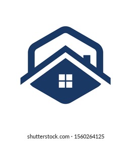 elegant house concept for real estate vector design