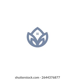 Elegant House Logo within Organic Design