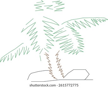 Elegant and iconic, the palm tree brings a tropical charm wherever it stands. With its tall, slender trunk and graceful fronds, it adds a sense of relaxation and exotic beauty to any landscape.