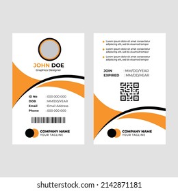 Elegant ID card template design