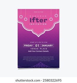 Elegant Iftar Invitation Designs for Your Ramadan Gathering