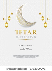 Elegante Plantilla invitación Iftar