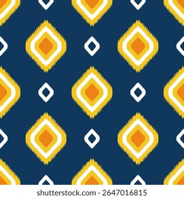 Elegant ikat pattern design textile art digital illustration modern aesthetic close-up view cultural significance	