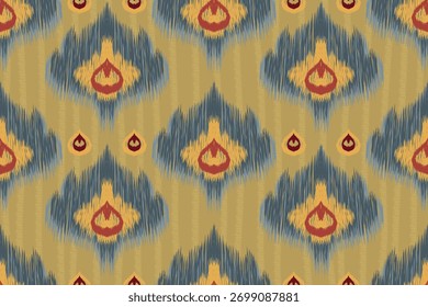 Eleganter Ikat, nahtloser Vektorhintergrund 