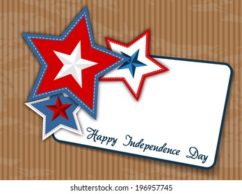 Elegant Independence Day card Design