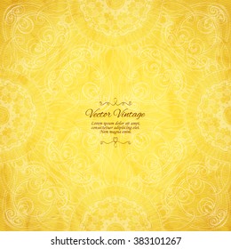 Elegant Indian ornamentation  background. Stylish design. Can be used as a greeting card or wedding invitation