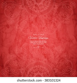 Elegant Indian ornamentation  background. Stylish design. Can be used as a greeting card or wedding invitation