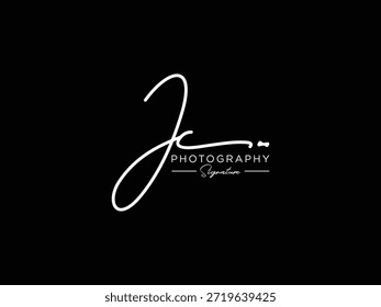 Elegante Handschrift Logo Design moderne minimalistische Fotografie Signatur Stil Logo für Fotografen Studio oder Geschäft
