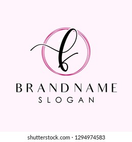 Elegant Initial Letter F Simple Logo Typeface Sign Symbol Icon Vector