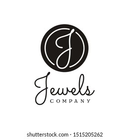 Elegant initial Letter J logo design