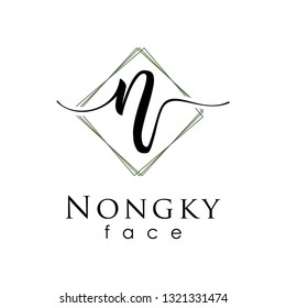Elegant Initial Letter   Simple Logo Typeface Sign Symbol Icon Vector