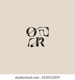 elegante logotipo inicial estilo audaz y concepto de lujo O letra de monograma de tipografía curva