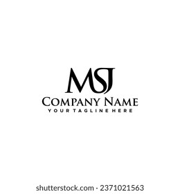 Elegant initial logo design for modern business brand identity and creative typographic art