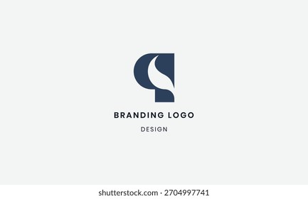 Elegantes, minimalistisches Design des ersten Q-Logos