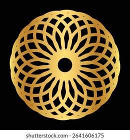 An elegant and intricate mandala artwork  symbolizing harmony, balance, and spiritual energy