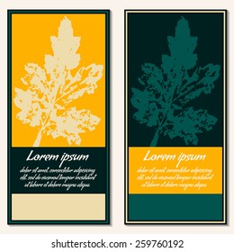 Elegant invitation card of abstract pattern.