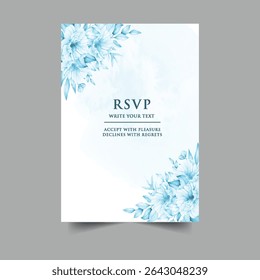 Elegant invitation card design vector 