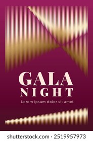 Die elegante Einladungskarte für die Gala-Nacht strahlt Raffinesse und Glamour aus und besticht durch ein luxuriöses Design mit geprägten Details und raffinierten Elementen. Es lädt VIP-Gäste zu einer Black-Tie-Veranstaltung ein