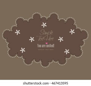 Elegant invitation vector design 